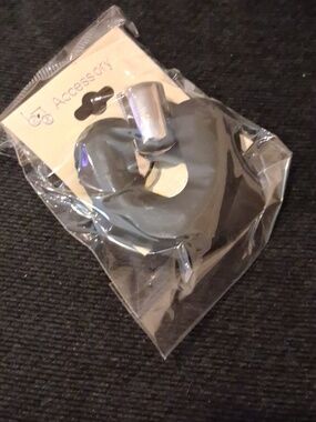 Black Heart Shaped Earrings